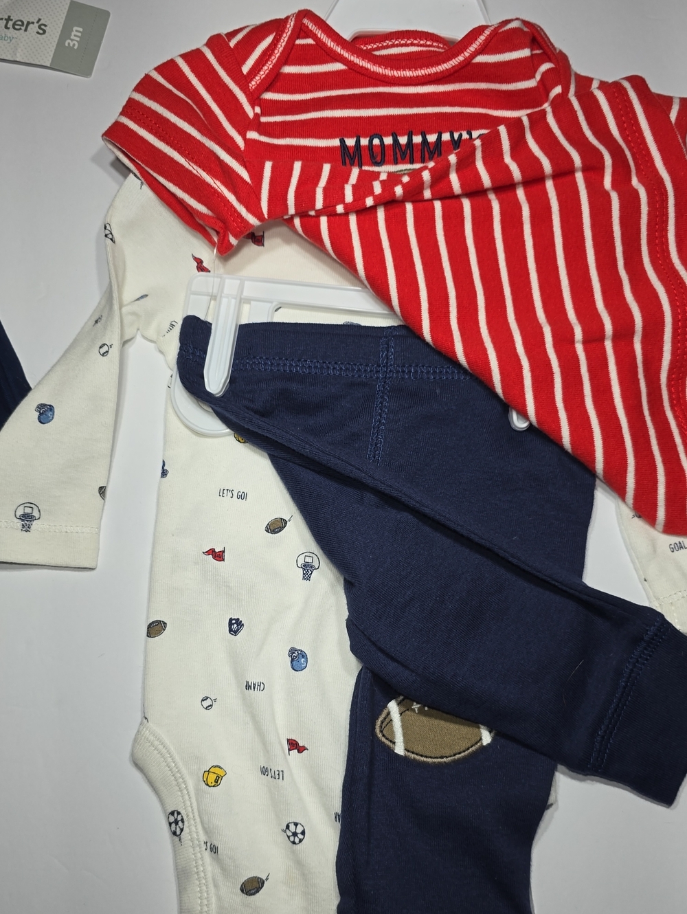 (2) Carter's Boys Size 3 Months Outfits NWT - Picture 8 of 11